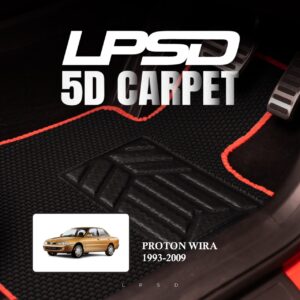 Proton Wira LPSD 5D Carpet