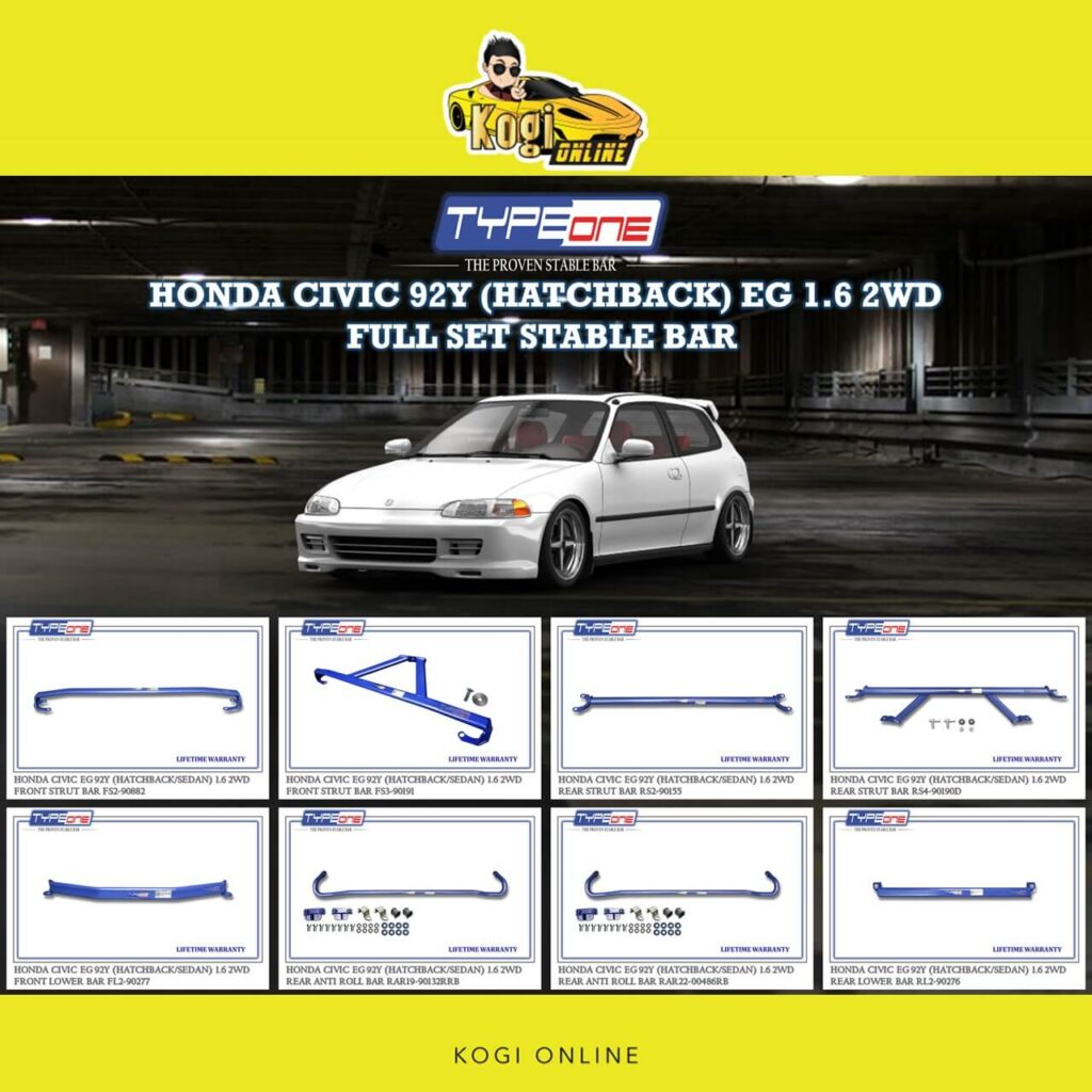 HONDA CIVIC 92Y (HATCHBACK) EG 1.6 2WD (1992)