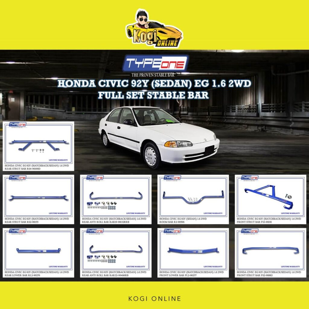 HONDA CIVIC 92Y (SEDAN) EG 1.6 2WD (1992)