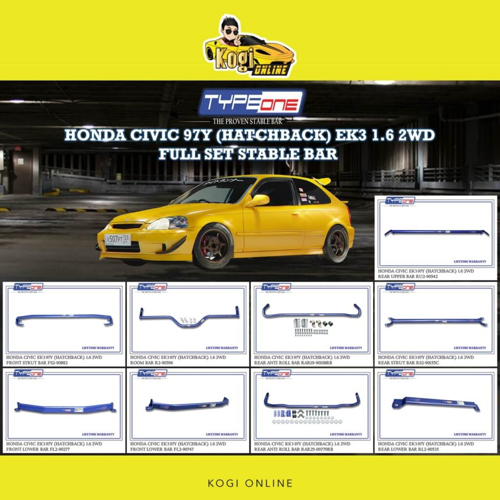 HONDA CIVIC 97Y (HATCHBACK) EK3 1.6 2WD (1997)