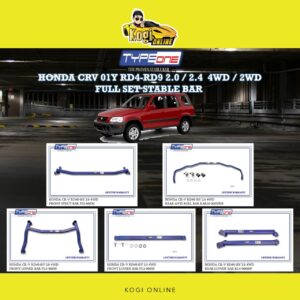 HONDA CRV 01Y RD4-RD9 2.0 OR 2.4 4WD 2WD (2001)